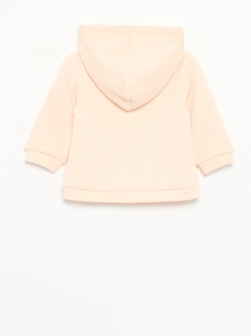 Fleece hoodie met konijnenoortjes - Kiabi