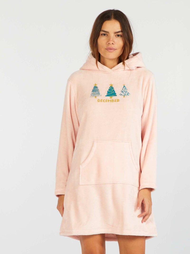 Fleece nachtsweater ROSE - Kiabi