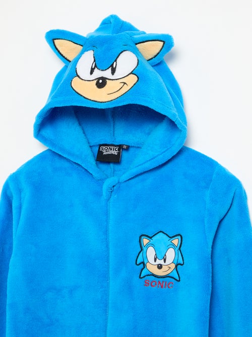 Fleece onesie 'Sonic' - Kiabi Fleece onesie 'Sonic' - Kiabi