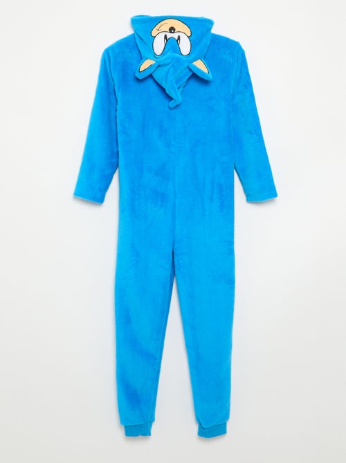 Fleece onesie 'Sonic' - Kiabi Fleece onesie 'Sonic' - Kiabi