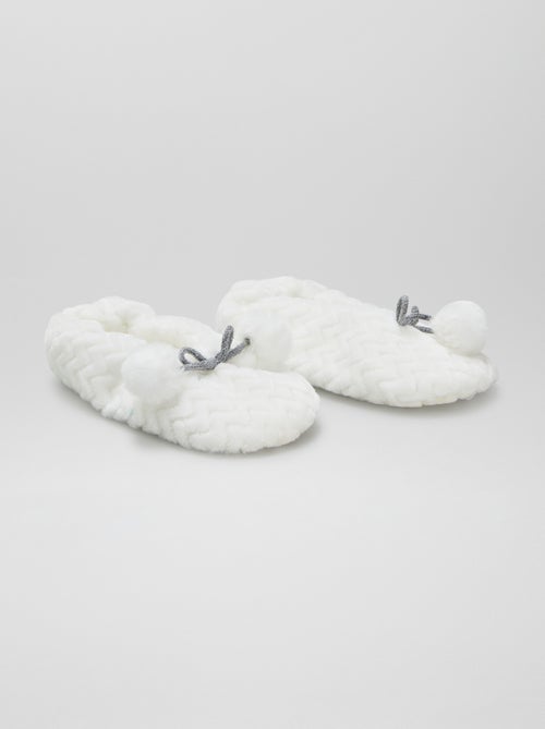 Fleece pantoffels - Kiabi