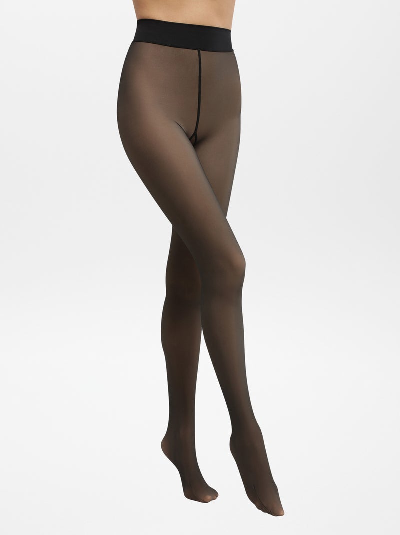 Fleece panty 'DIM' 80D zwart - Kiabi