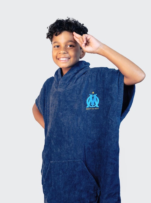 Fleece poncho 'Olympique de Marseille' - Kiabi