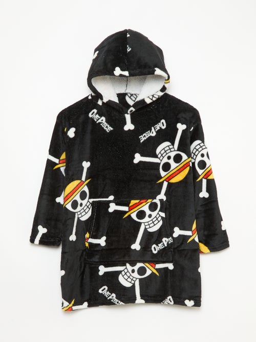 Fleece ponchoplaid met capuchon voor kinderen 'One Piece' - Kiabi Fleece ponchoplaid met capuchon voor kinderen 'One Piece' - Kiabi