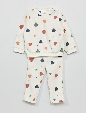 Fleece pyjama - 2-delig - Kiabi