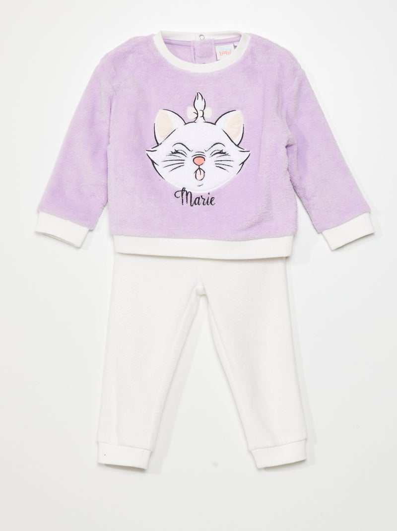 Fleece pyjama 'Disney' - 2-delig PAARS - Kiabi
