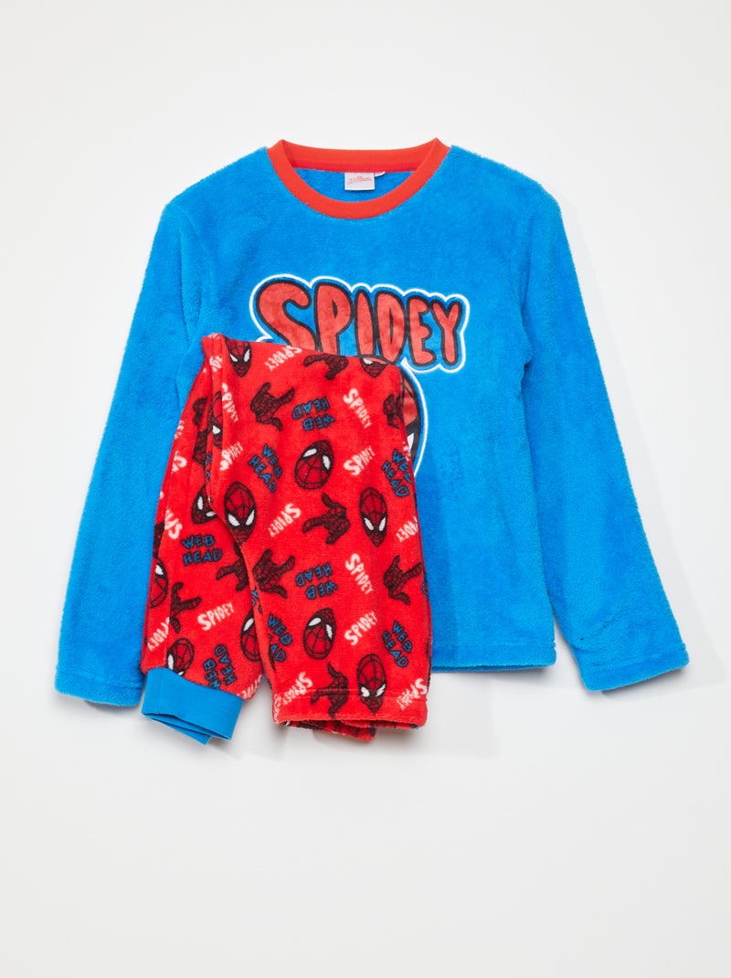 Fleece pyjama 'Iron-Man' - 2-delig BLAUW - Kiabi