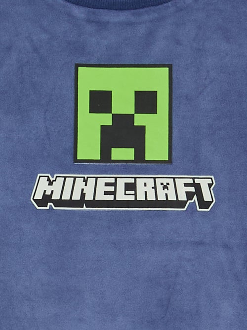 Fleece pyjama 'Minecraft' 2-delig - T-shirt met lange mouwen + broek - Kiabi Fleece pyjama 'Minecraft' 2-delig - T-shirt met lange mouwen + broek - Kiabi