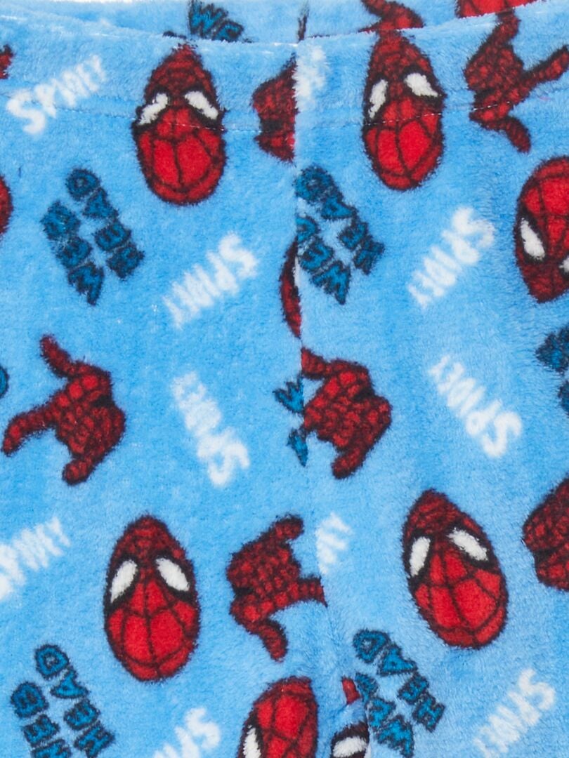 Fleece Pyjama Spider Man 2 Delig Blauw Rood Kiabi 19 00€