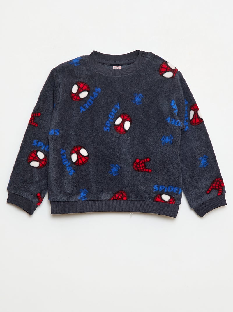 Fleece pyjama 'Spider-Man' 'Marvel' - 2-delig Blauw - Kiabi