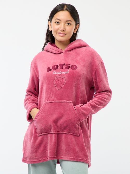 Fleece pyjamahoodie 'Lotso' 'Disney' - Kiabi Fleece pyjamahoodie 'Lotso' 'Disney' - Kiabi