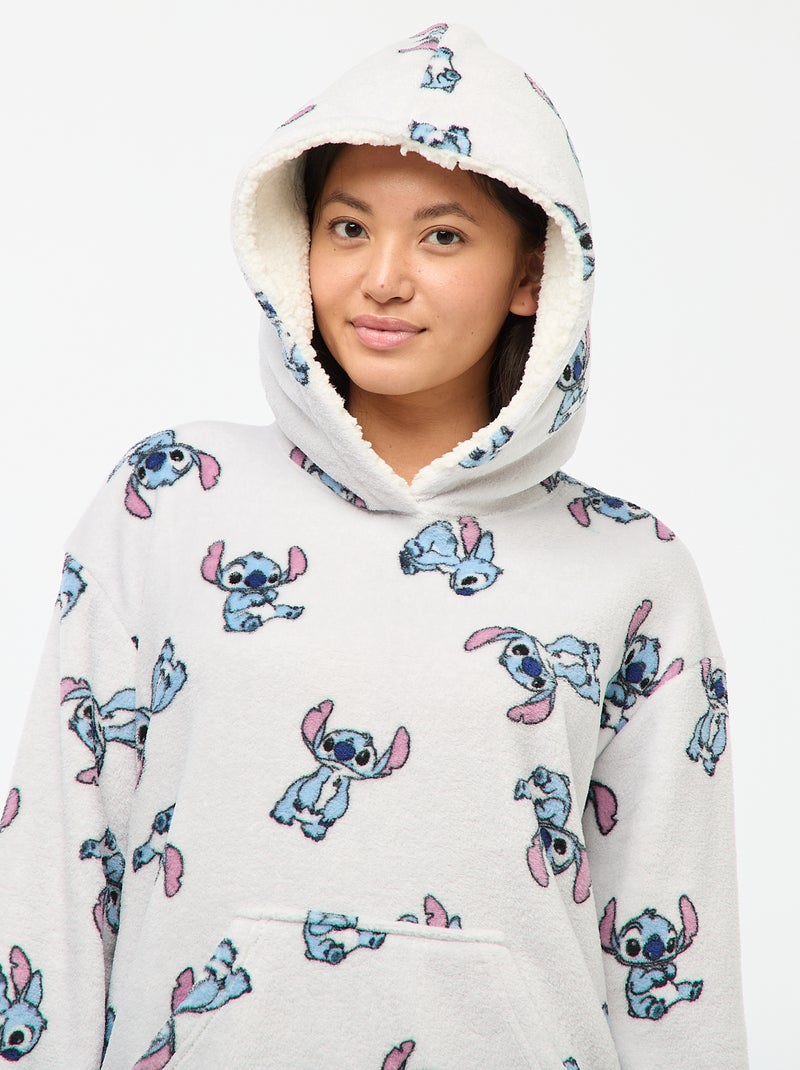 Fleece pyjamahoodie 'Stitch' 'Disney' Blauw - Kiabi