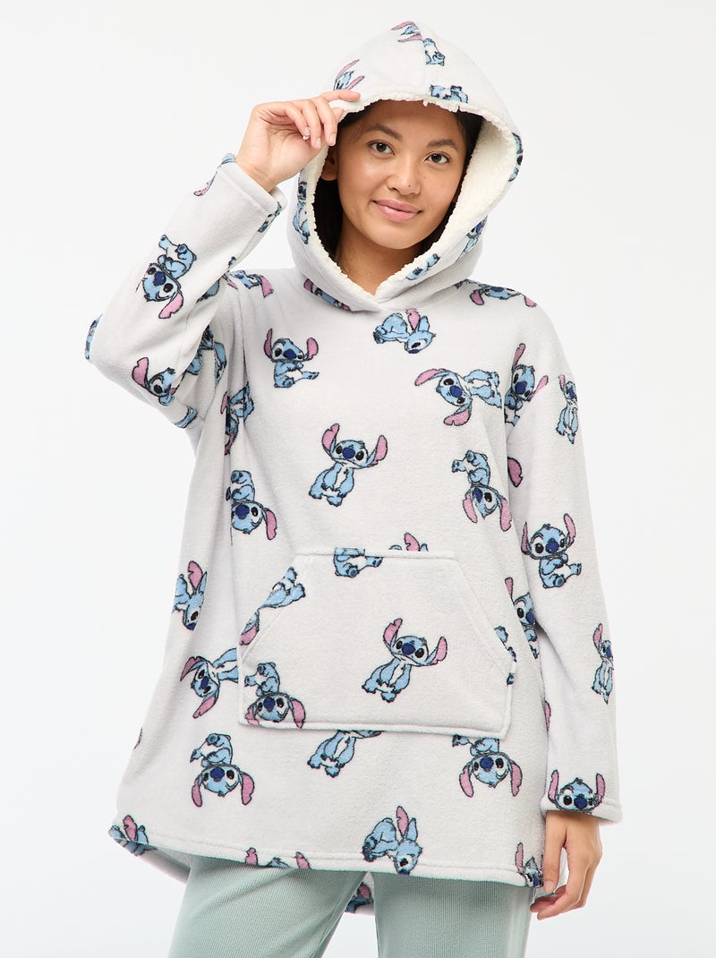 Fleece pyjamahoodie 'Stitch' 'Disney' Blauw - Kiabi