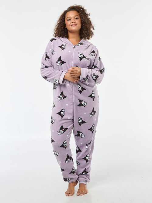 Fleece pyjamapak met capuchon 'Hello Kitty' 'Kuromi' - Kiabi