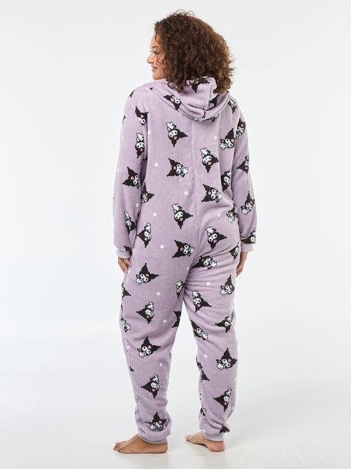 Fleece pyjamapak met capuchon 'Hello Kitty' 'Kuromi' - Kiabi