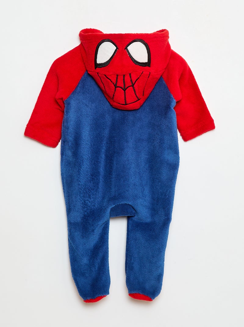 Fleece pyjamapak met capuchon 'Spider-Man' 'Marvel' Rood - Kiabi