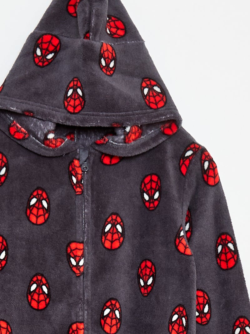 Fleece pyjamapak 'Spider-Man' Grijs - Kiabi