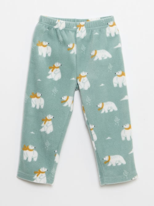 Fleece pyjamasetje - Top + broek - Kiabi