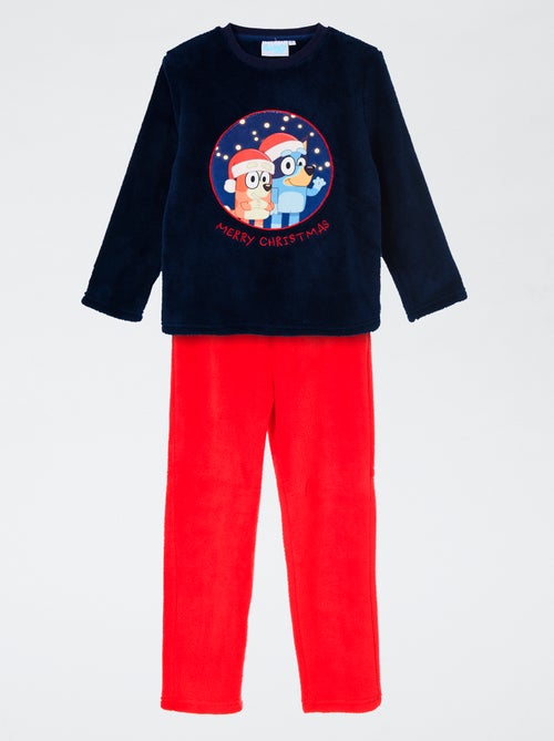 Fleece pyjamasetje 'Bluey' - 2-delig - Kiabi