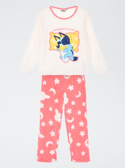 Fleece pyjamasetje 'Bluey' - 2-delig - Kiabi