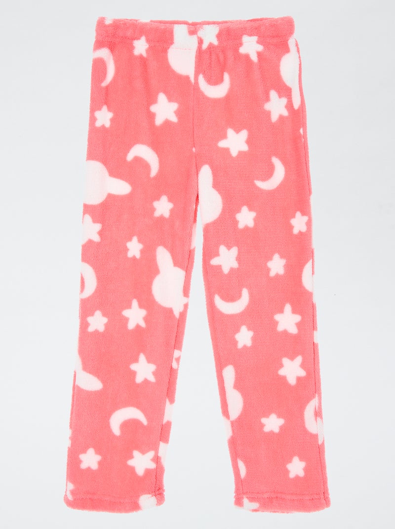 Fleece pyjamasetje 'Bluey' - 2-delig Wit - Kiabi