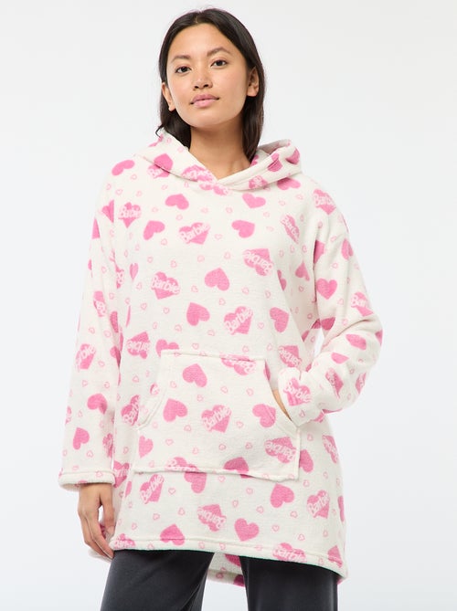 Fleece pyjamatop 'Barbie' - Kiabi