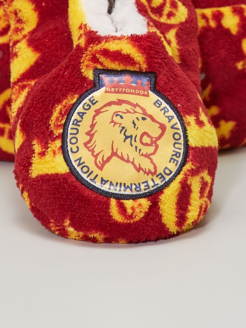 Fleece-sloffen met Harry Potter-print Beige - Kiabi