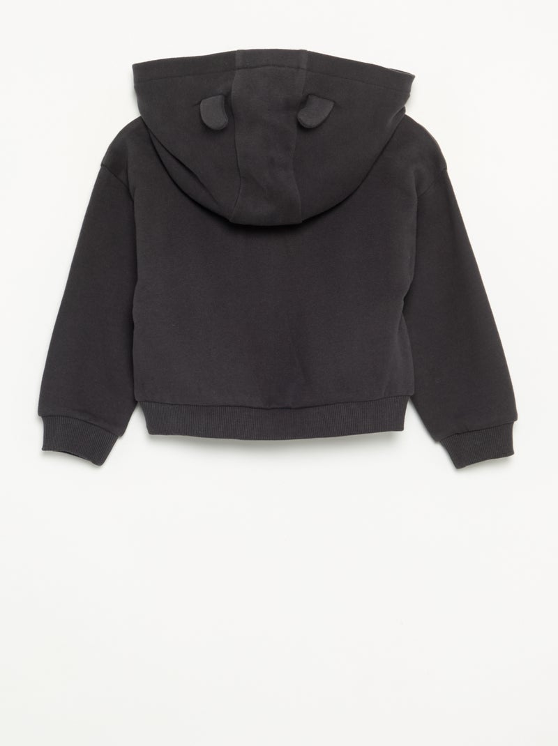 Fleece sweater 'Halloween' 'Disney' 'Stitch' Donkergrijs / Antraciet - Kiabi