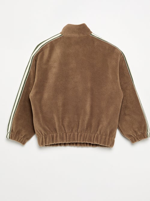 Fleece sweater met coltrucker - Kiabi