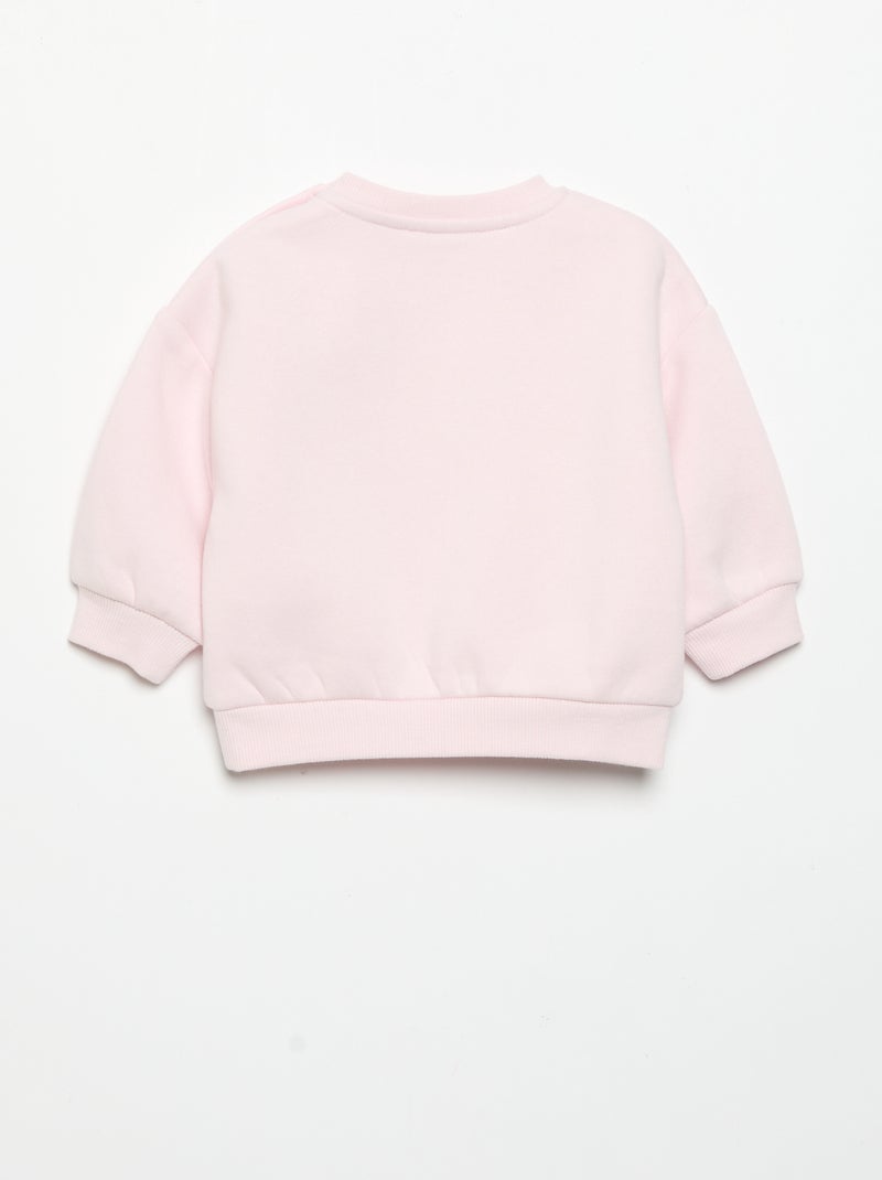 Fleece sweater Rose - Kiabi