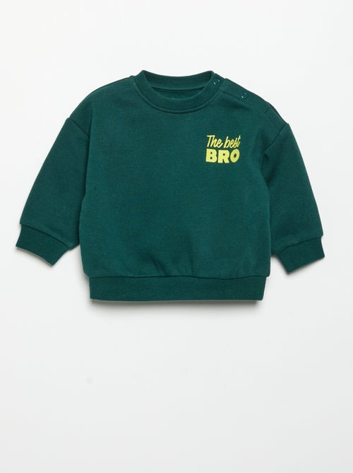 Fleece sweatshirt - Kiabi