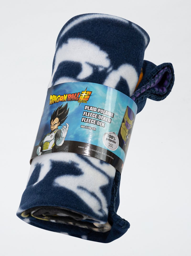 Fleecedekentje met Dragon Ball Z-print zwart - Kiabi