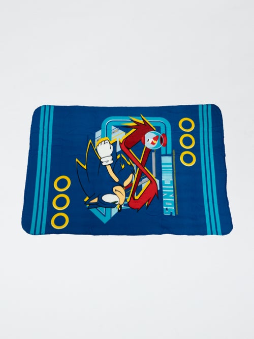 Fleecedekentje met Sonic-print - Kiabi