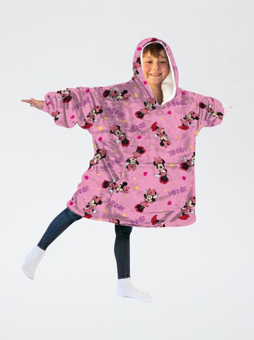 Fleeceponchoplaid met capuchon voor kinderen 'Minnie' - Kiabi Fleeceponchoplaid met capuchon voor kinderen 'Minnie' - Kiabi