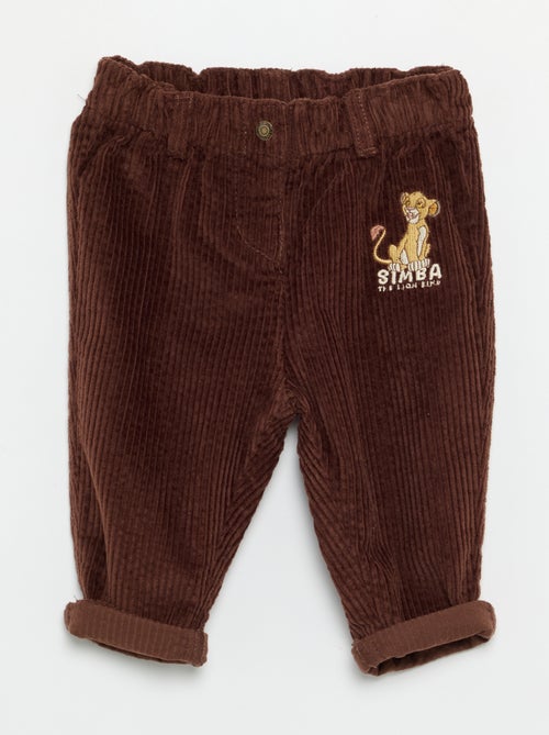 Fluwelen broek 'Disney' - Kiabi