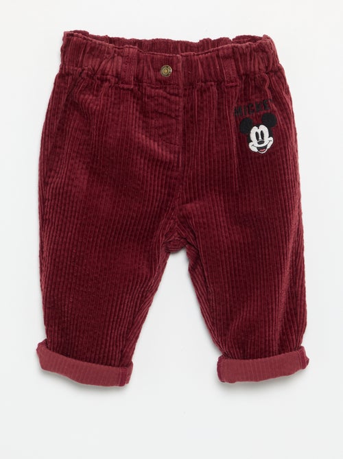 Fluwelen broek 'Disney' - Kiabi