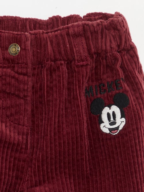 Fluwelen broek 'Disney' - Kiabi