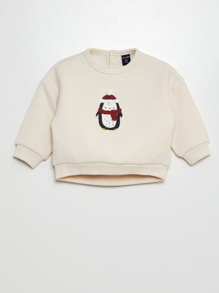 Fluwelen kerstsweater