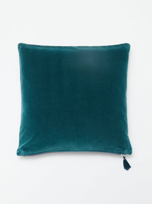 Fluwelen kussenhoes (45 x 45 cm) - Kiabi