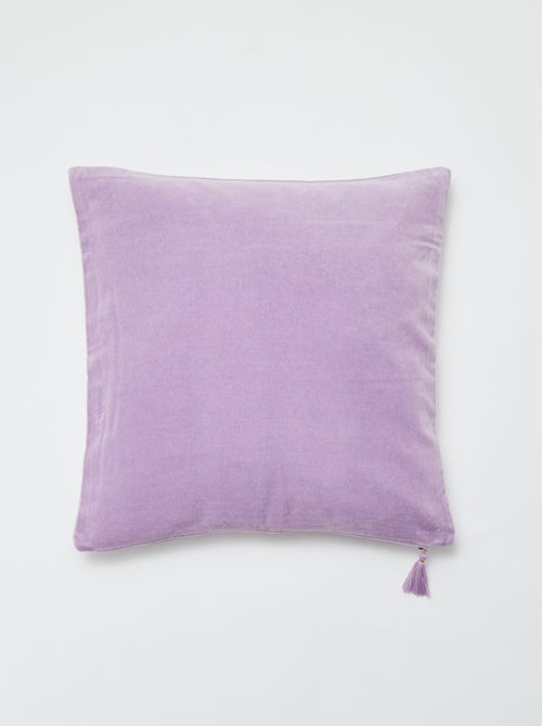 Fluwelen kussenhoes (45 x 45 cm) - Kiabi