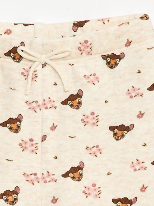 Fluwelen legging met all-over motief 'Disney' - Kiabi