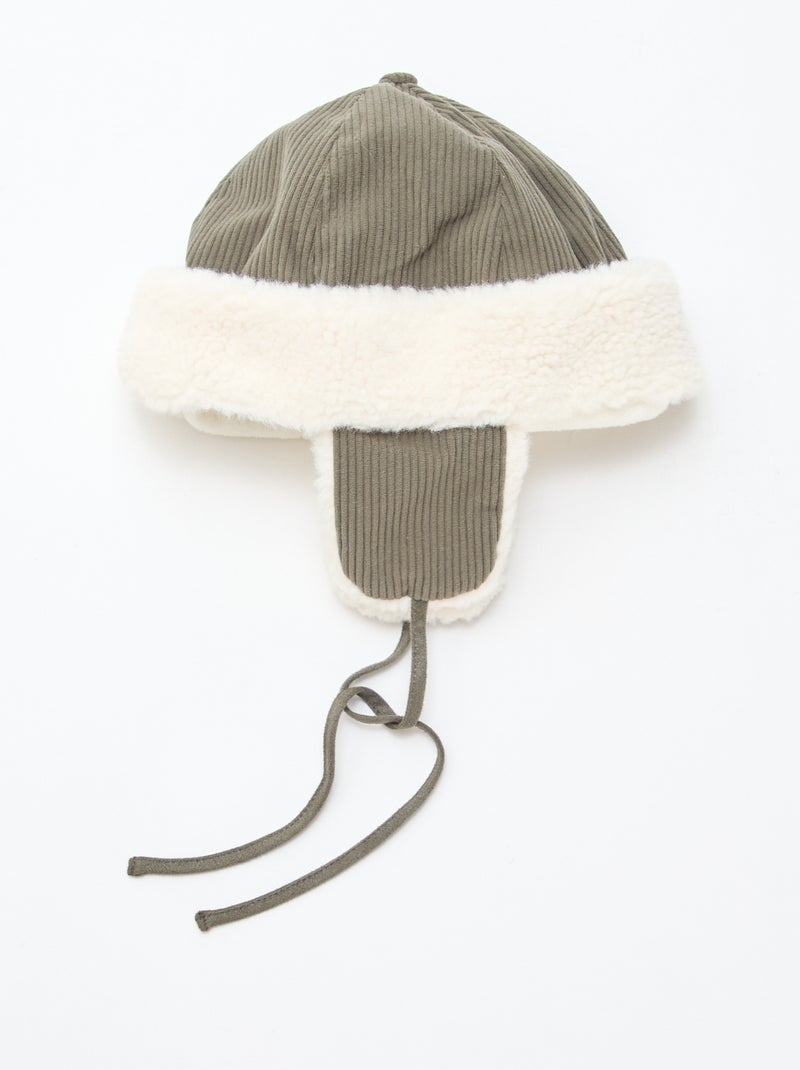 Fluwelen muts Kaki - Kiabi