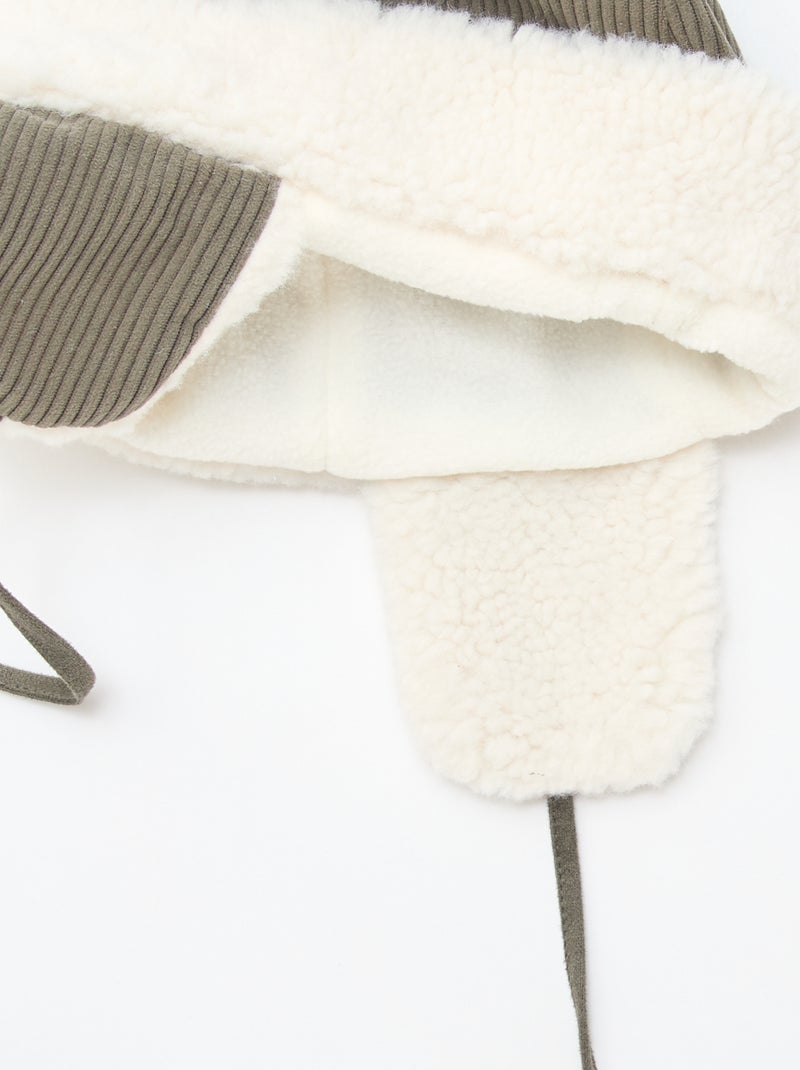 Fluwelen muts Kaki - Kiabi