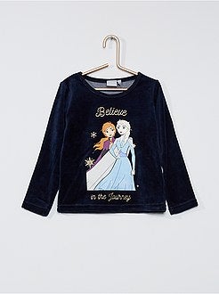 Fluwelen pyjama 'Frozen' - Kiabi