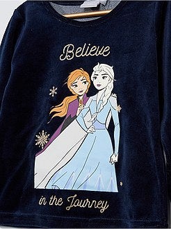 Fluwelen pyjama 'Frozen' - Kiabi