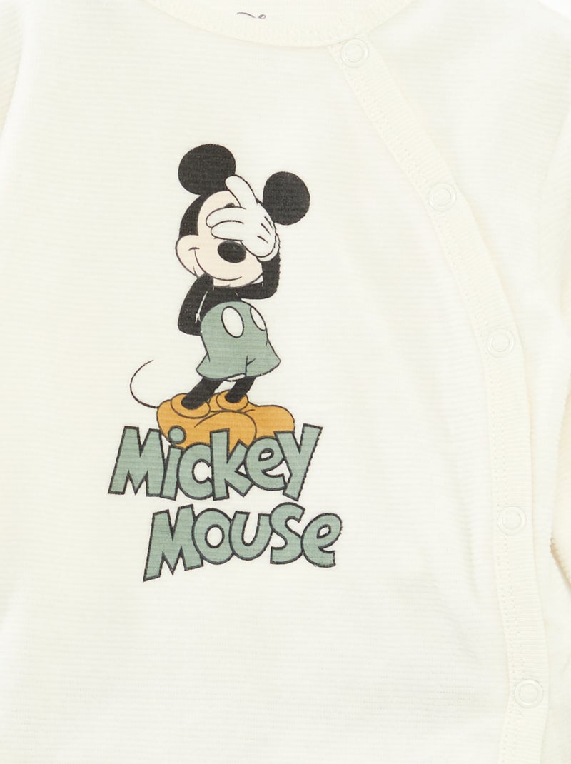Fluwelen pyjama met top + broek 'Disney' - 2-delig Groen - Kiabi