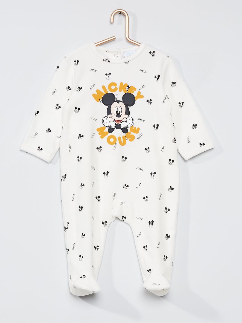 Fluwelen pyjama 'Mickey' mickey - Kiabi