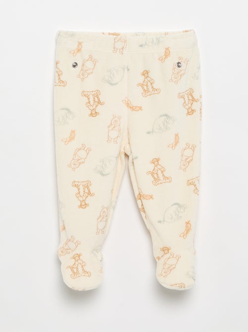 Fluwelen pyjamaset 'Mickey Mouse' - 2-delig - Kiabi