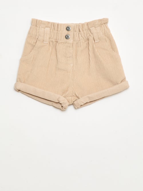 Fluwelen short - Kiabi