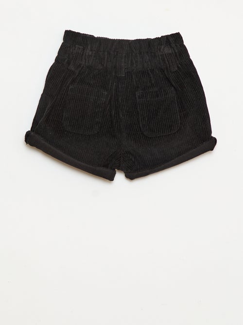 Fluwelen short - Kiabi